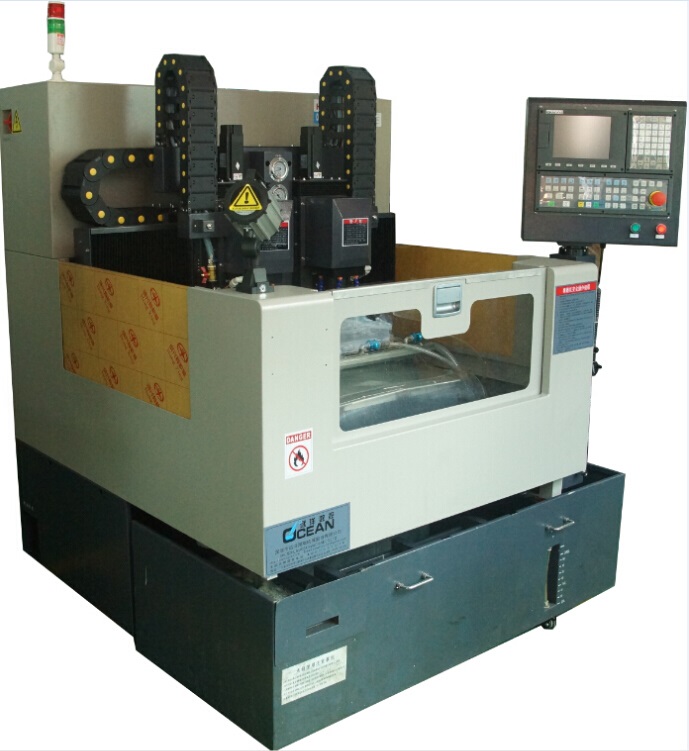 Double Spindle CNC Engraving Machine for Tempered Glass (RCG500D)