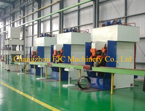 Hydraulic Semi-Automatic Tractor Trolley Rim Roll Forming Small Machine Line by Rolling Type