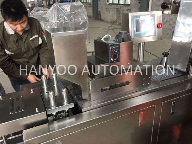 Dpp-250e Automatic Softgel Usage Alu Alu/Alu PVC Blister Packaging Machine