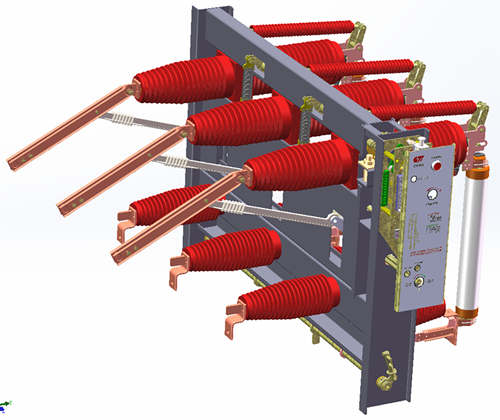 40.5kv Series Sealing Type High-Voltage Vacuum Load Break Switch-Fzrn35GF-40.5D