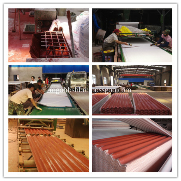 Aluminium MgO Roof Tiles 