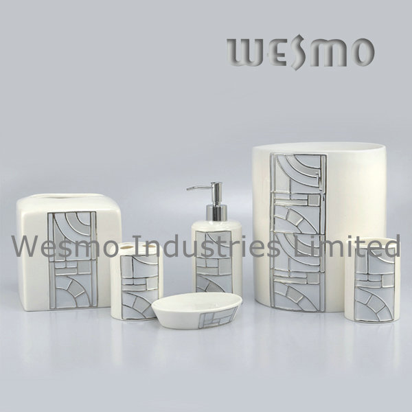 Grid Porcelain Bath Accessory (WBC0503A)