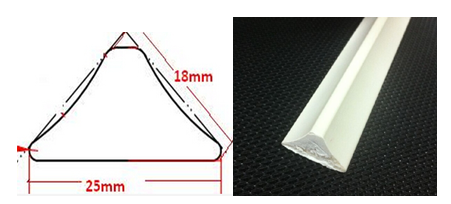 Foam PVC Chamfer / Foam PVC Product/Plat Foam PVC Chamfer