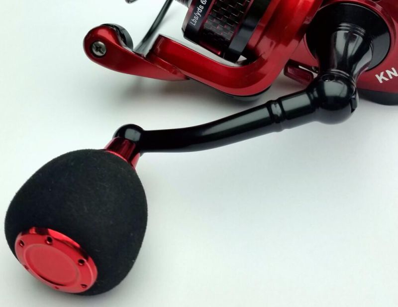 High Quality Fishing Tackle Spinning Fishing Reel with Red Aluminium Spool