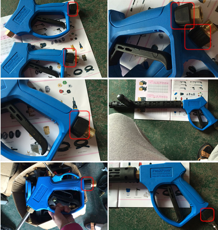 5000psi High Pressure Cleaning Short Gun (SSG-05)