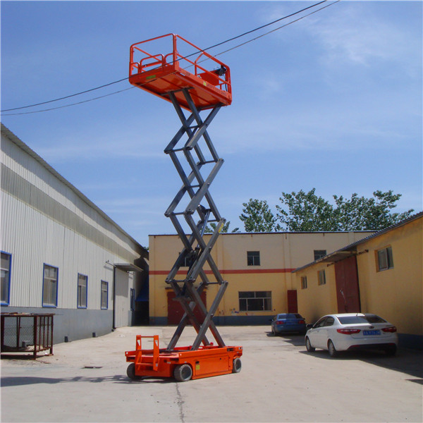 Self Movable Scissor Lift Platform