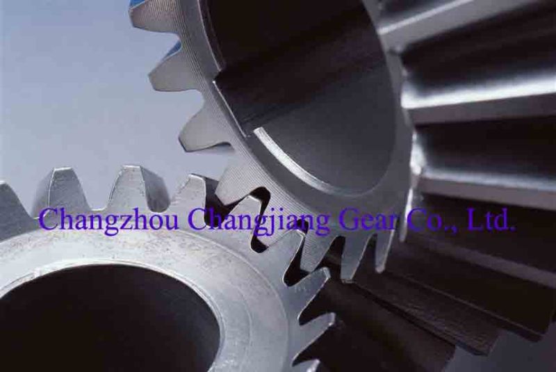 High Quality Straight Teethed Bevel Gear with Keyway