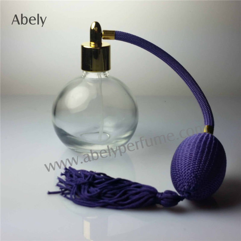 Bulb Spray Atomizer Vintage Perfume Bottle in Glass