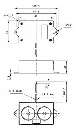 Fbps8531 Piezo Siren Indoor Alarm Siren Electronic Siren (FBELE)