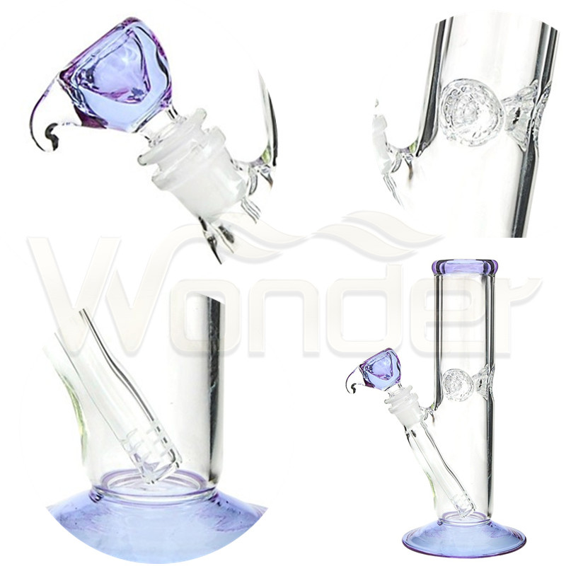 Glass Smoking Pipe with High Quality 9mm Thickness