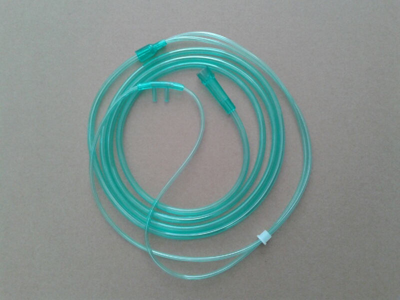 Disposable Medical PVC Nasal Oxygen Catheter Tube