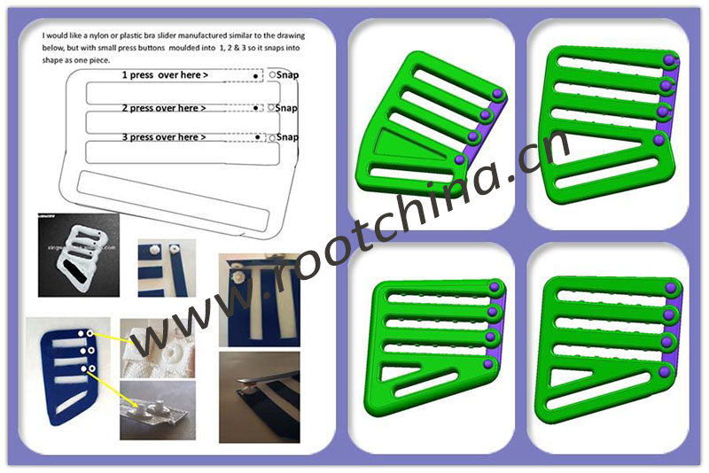 OEM Plastic Belt Buckle Parts