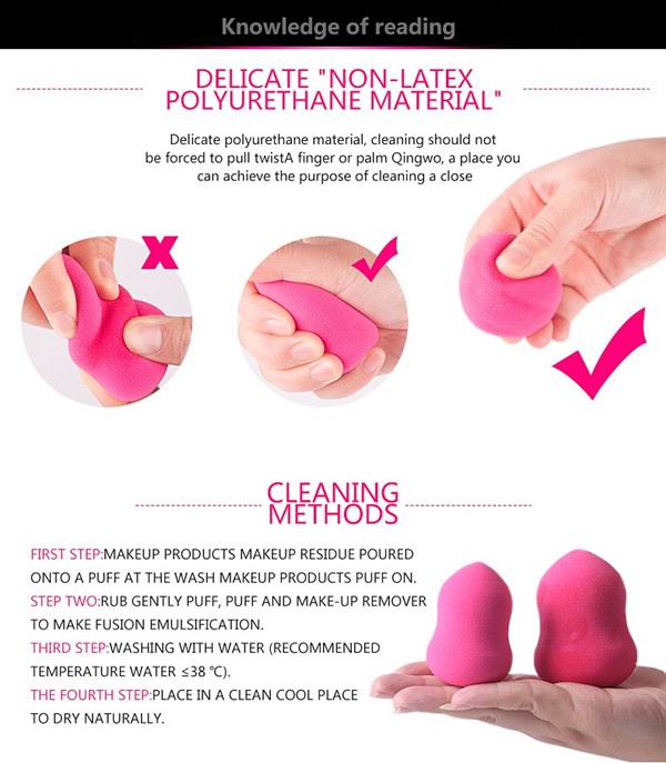 Hot Sell Beauty Makeup Blender Sponge Latex Free, Sample Free