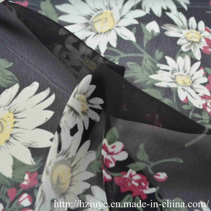 100d Chiffon Printing Fabric for Women's Wear Lining