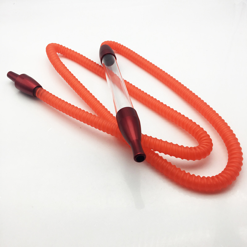1.8m Length Red Acrylic Hookah Hose Pipe with Mouthpiece (ES-HH-003)