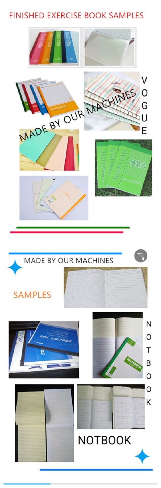 Full Automatic Flexographic Ruling Exercise Book Making Machine