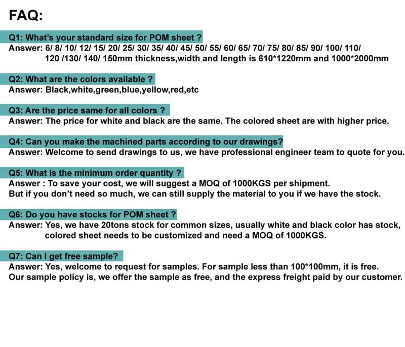 Delrin ESD Sheet with 2ftx4ft Size