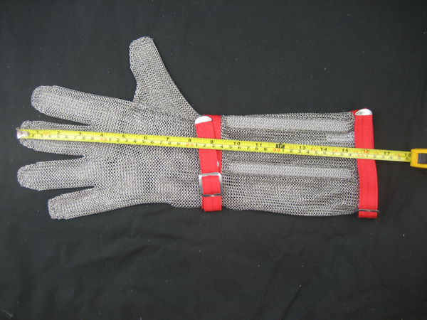 Long-Sleeve Chain Mail Protective Anti-Cut Glove