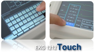 EKG 1212t Meditech 8 Inch Touch and Color Screen ECG