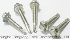 DIN7504k Flange Hex Head Self Drilling Screw with Zinc Plated