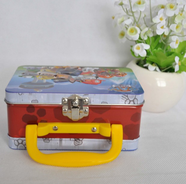 Metal Lunch Tin Box /Tin Box with Handle /Metal Box