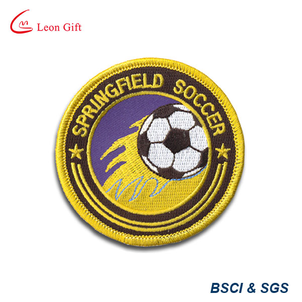 Football Embroidery Patch / Embroideried Badge / Embroidered Lapel Pin