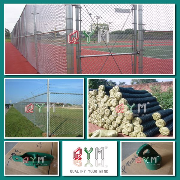 PVC Coated Chain Link Fence/ Tennis Court Fence/ Playground Used Fence