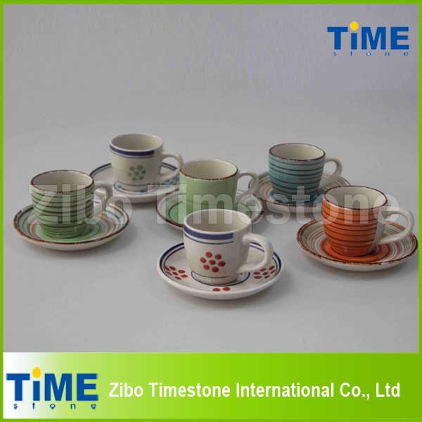 Cheap Ceramic Tea Cup and Saucer Wholesale