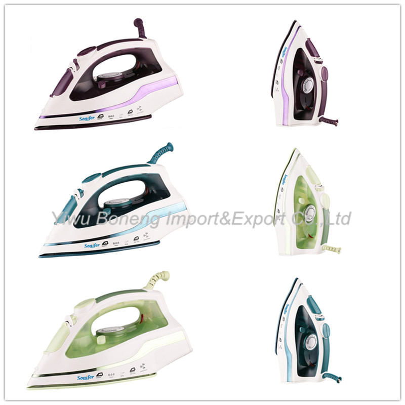 Electric Steam Iron Mi533 Electric Iron with Ceramic Soleplate (Blue)