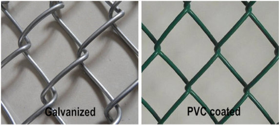 PVC Coated Chain Link Fence Netting/Galvanized Chain Link Fence 15-Year Factory Yaqi Supply