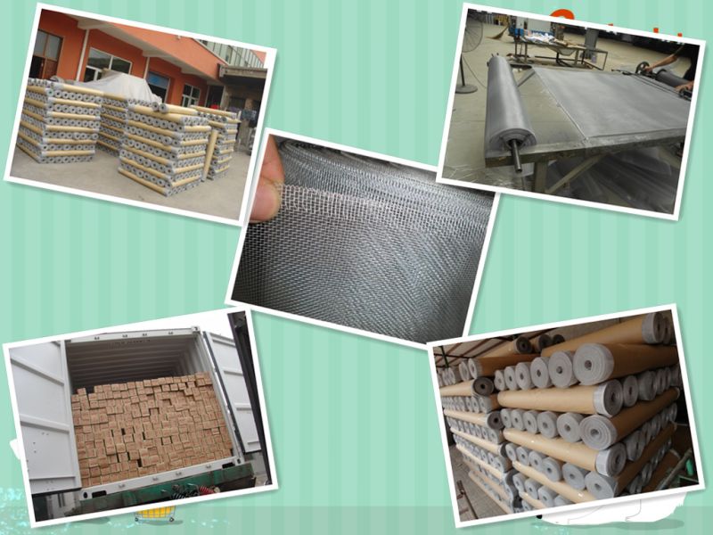 Stainless Steel Color Aluminum Alloy Wire Mesh