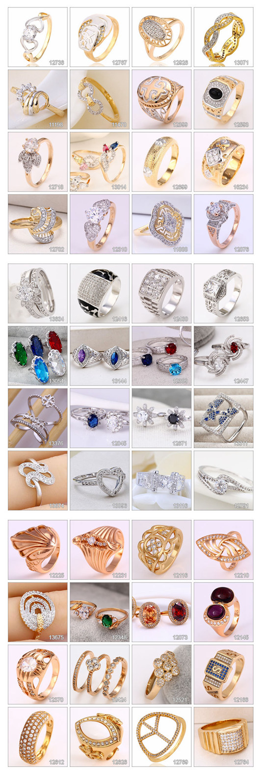 14012 Fashion Cool Round Silver-Plated Stainless Steel Jewelry Finger Ring