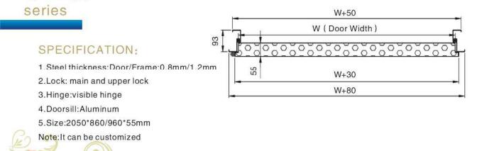 Polan Main Entrance Metal Security Door