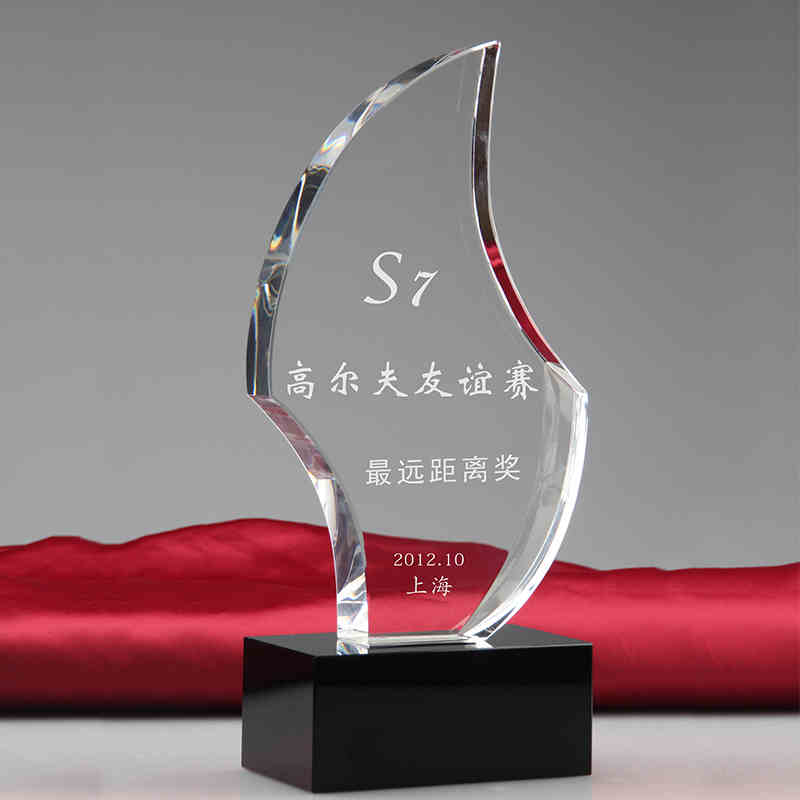 K9 Custom Crystal Craft Trophy Wholesale Glass Awards