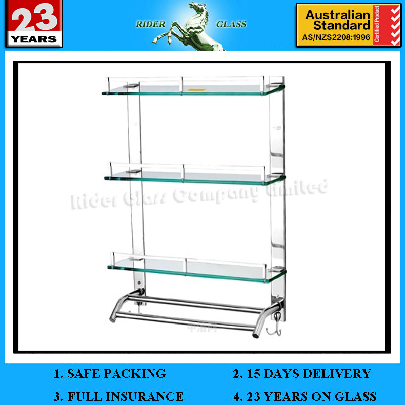 High Quality 4mm-12mm Furniture Shelf Glass with Tempered Glass