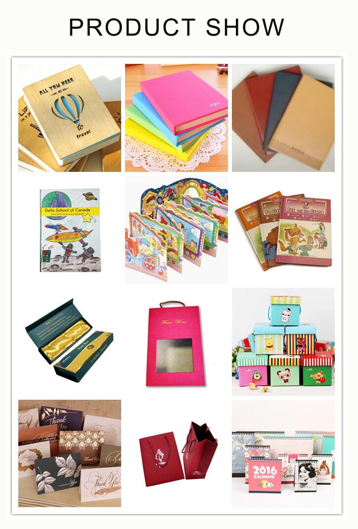 Custom PU Leather Stationery Hardcover Notebook Printing