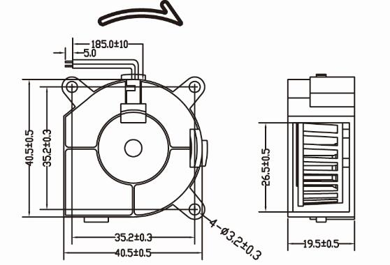 Xj4020 Sleeve Bearing 40mm UL Approved 12V DC Fan Price