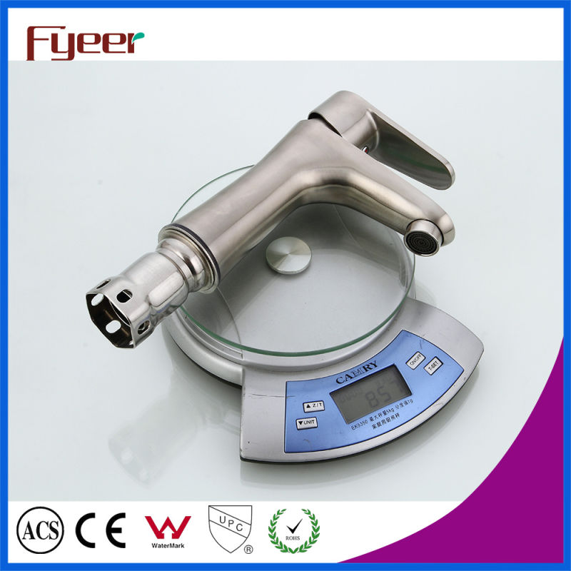 Fyeer High Quality Cheap 304 Stainless Steel Basin Faucet