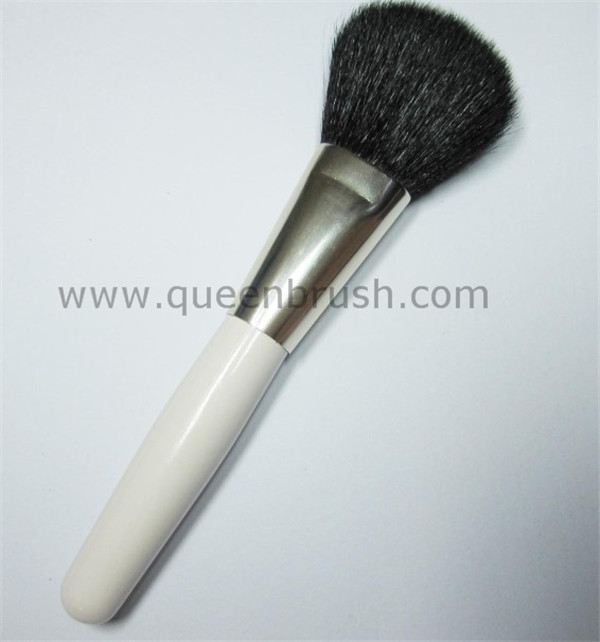 Free Sample Wooden Handle Synthetic Hair Powder Brush