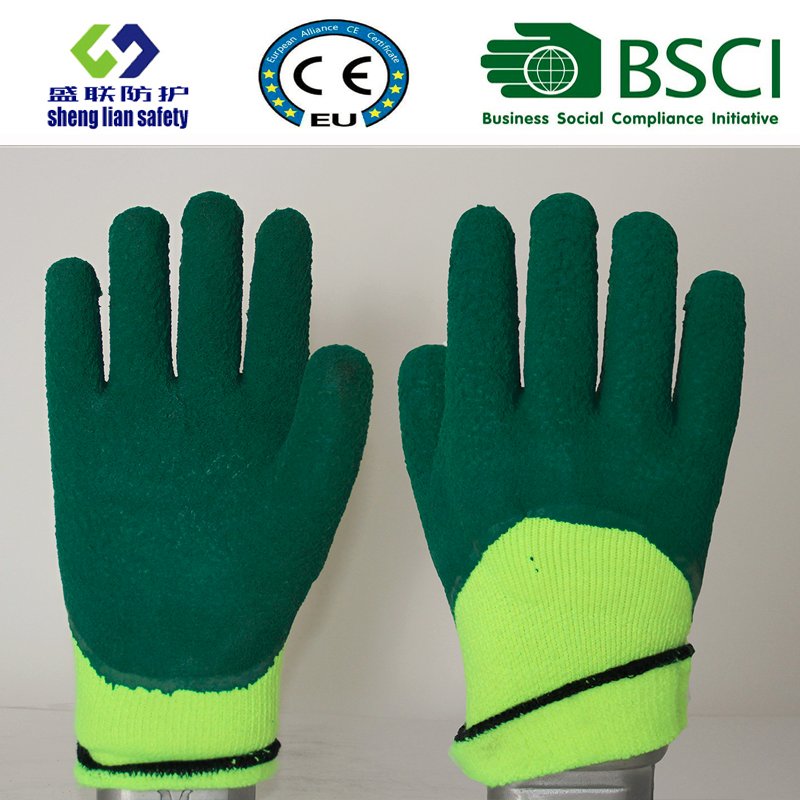 Warmth Glove Foam Latex 3/4 Coated Safety Gloves