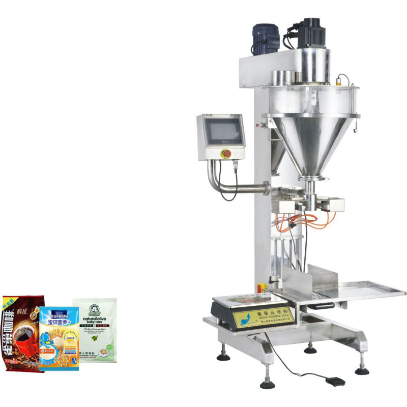 Semi-Automatic Powder Bag Filling Machine Labeling