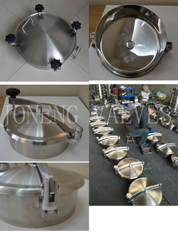 Stainless Steel Non Pressure Round Manhole Cover Manway (JN-ML1001)