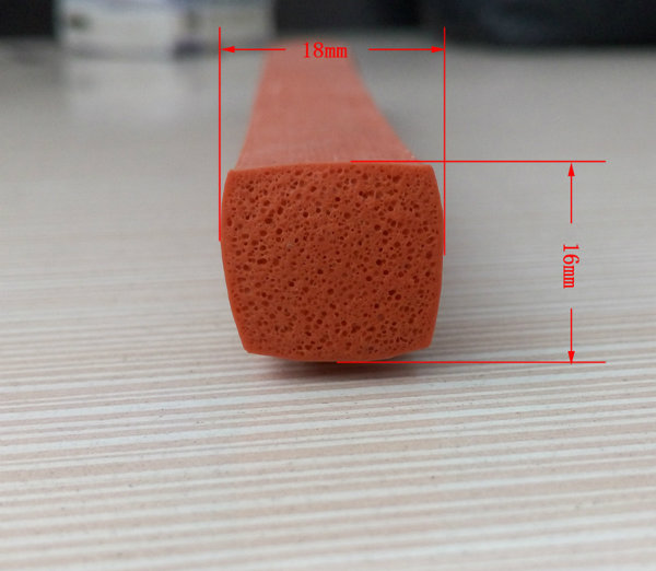 Truck Refrigerated Door Edge Gap Silicone Sponge Profile