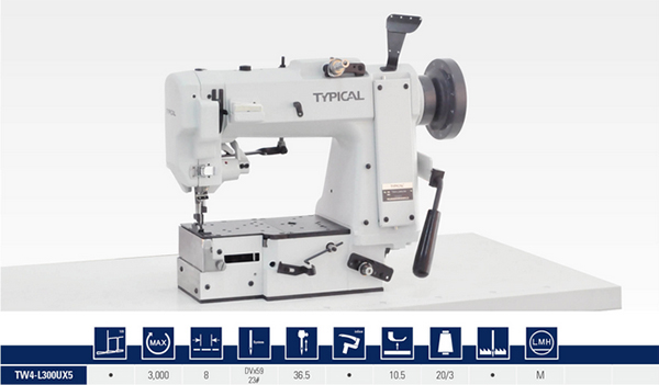 Tape Edge Sewing Machine Head for Mattress Tw4-L300ux5