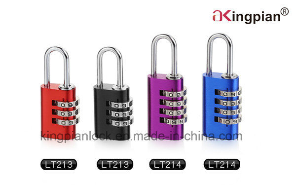 Colorful Aluminum Code Combination Padlock for Bag 21mm