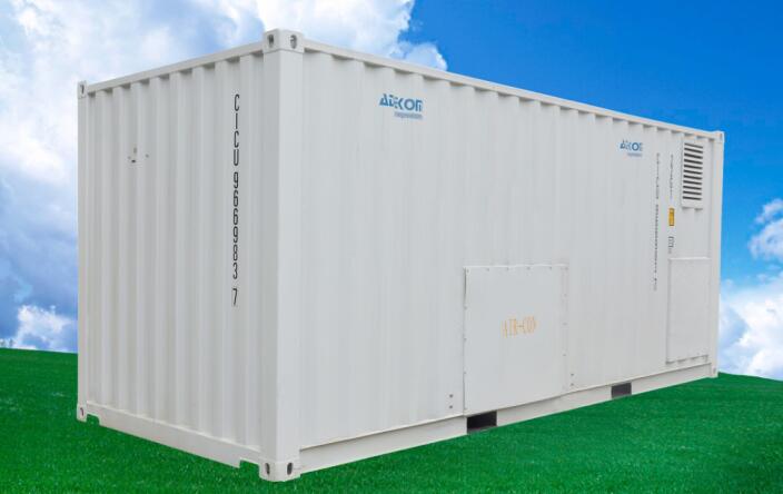 Containerized System Rotary Screw Air Compressor with Air Tank (KCCASS-18*2)