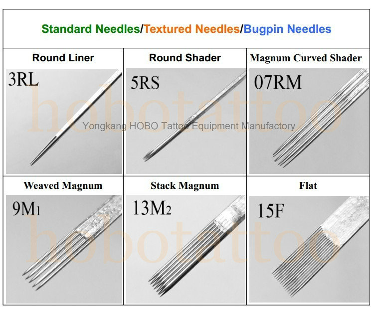 Cheap Stack Standard Quality Magnum Curved Shader Disposable Tattoo Needles