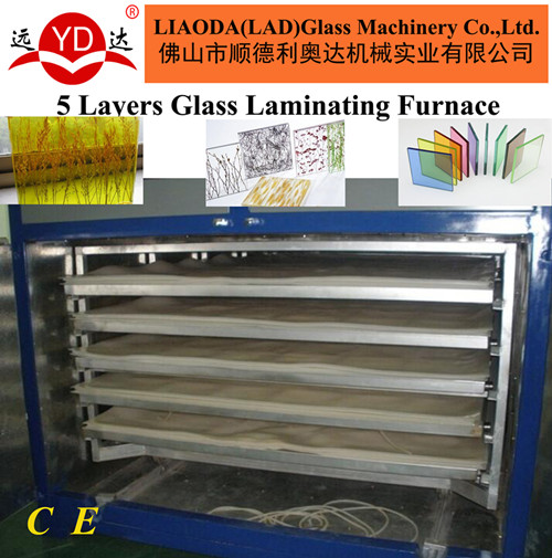 CE Hot Product 5 Layers Glass Lamimated Furnace Machine