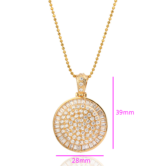 Xuping Luxury Jewelry Pendant Inlaid with Synthetic CZ