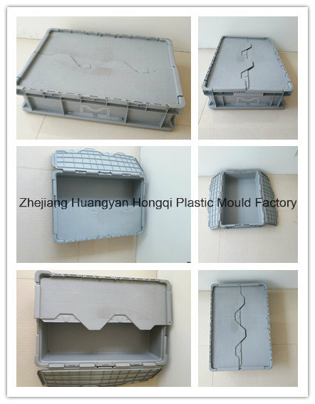 Plastic Economy Storage Box Mould with Attached Lid